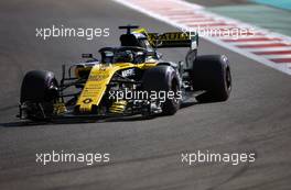 Nico Hulkenberg (GER) Renault Sport F1 Team  23.11.2018. Formula 1 World Championship, Rd 21, Abu Dhabi Grand Prix, Yas Marina Circuit, Abu Dhabi, Practice Day.