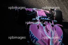 Sergio Perez (MEX) Racing Point Force India F1 VJM11. 23.11.2018. Formula 1 World Championship, Rd 21, Abu Dhabi Grand Prix, Yas Marina Circuit, Abu Dhabi, Practice Day.