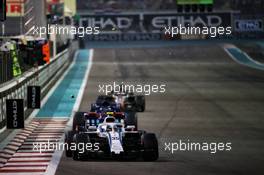 Sergey Sirotkin (RUS) Williams FW41. 25.11.2018. Formula 1 World Championship, Rd 21, Abu Dhabi Grand Prix, Yas Marina Circuit, Abu Dhabi, Race Day.