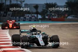 Valtteri Bottas (FIN) Mercedes AMG F1 W09. 25.11.2018. Formula 1 World Championship, Rd 21, Abu Dhabi Grand Prix, Yas Marina Circuit, Abu Dhabi, Race Day.
