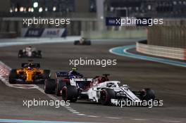Marcus Ericsson (SWE) Sauber C37. 25.11.2018. Formula 1 World Championship, Rd 21, Abu Dhabi Grand Prix, Yas Marina Circuit, Abu Dhabi, Race Day.
