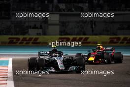 Valtteri Bottas (FIN) Mercedes AMG F1 W09. 25.11.2018. Formula 1 World Championship, Rd 21, Abu Dhabi Grand Prix, Yas Marina Circuit, Abu Dhabi, Race Day.