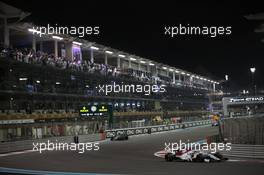 Charles Leclerc (MON) Sauber C37. 25.11.2018. Formula 1 World Championship, Rd 21, Abu Dhabi Grand Prix, Yas Marina Circuit, Abu Dhabi, Race Day.
