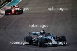 Valtteri Bottas (FIN) Mercedes AMG F1 W09. 25.11.2018. Formula 1 World Championship, Rd 21, Abu Dhabi Grand Prix, Yas Marina Circuit, Abu Dhabi, Race Day.