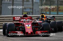 Kimi Raikkonen (FIN) Ferrari SF71H. 25.11.2018. Formula 1 World Championship, Rd 21, Abu Dhabi Grand Prix, Yas Marina Circuit, Abu Dhabi, Race Day.