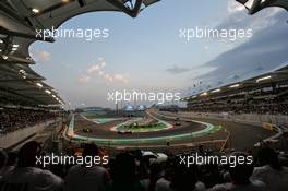 Sergio Perez (MEX) Racing Point Force India F1 VJM11. 25.11.2018. Formula 1 World Championship, Rd 21, Abu Dhabi Grand Prix, Yas Marina Circuit, Abu Dhabi, Race Day.