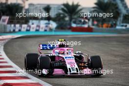 Esteban Ocon (FRA) Racing Point Force India F1 VJM11. 24.11.2018. Formula 1 World Championship, Rd 21, Abu Dhabi Grand Prix, Yas Marina Circuit, Abu Dhabi, Qualifying Day.