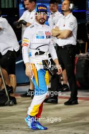 Fernando Alonso (ESP) McLaren. 24.11.2018. Formula 1 World Championship, Rd 21, Abu Dhabi Grand Prix, Yas Marina Circuit, Abu Dhabi, Qualifying Day.