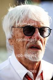 Bernie Ecclestone (GBR). 24.11.2018. Formula 1 World Championship, Rd 21, Abu Dhabi Grand Prix, Yas Marina Circuit, Abu Dhabi, Qualifying Day.