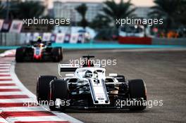 Marcus Ericsson (SWE) Sauber C37. 24.11.2018. Formula 1 World Championship, Rd 21, Abu Dhabi Grand Prix, Yas Marina Circuit, Abu Dhabi, Qualifying Day.