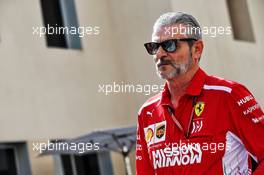 Maurizio Arrivabene (ITA) Ferrari Team Principal. 24.11.2018. Formula 1 World Championship, Rd 21, Abu Dhabi Grand Prix, Yas Marina Circuit, Abu Dhabi, Qualifying Day.