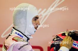 Sergio Perez (MEX) Racing Point Force India F1 Team. 24.11.2018. Formula 1 World Championship, Rd 21, Abu Dhabi Grand Prix, Yas Marina Circuit, Abu Dhabi, Qualifying Day.