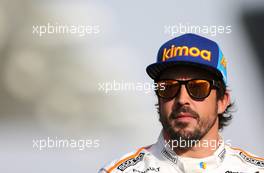 Fernando Alonso (ESP) McLaren F1  25.11.2018. Formula 1 World Championship, Rd 21, Abu Dhabi Grand Prix, Yas Marina Circuit, Abu Dhabi, Race Day.