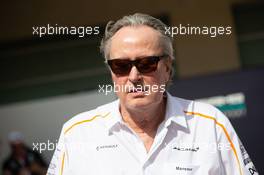 Mansour Ojjeh, McLaren shareholder. 25.11.2018. Formula 1 World Championship, Rd 21, Abu Dhabi Grand Prix, Yas Marina Circuit, Abu Dhabi, Race Day.