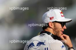 Pierre Gasly (FRA) Scuderia Toro Rosso  25.11.2018. Formula 1 World Championship, Rd 21, Abu Dhabi Grand Prix, Yas Marina Circuit, Abu Dhabi, Race Day.