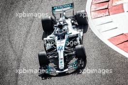Valtteri Bottas (FIN) Mercedes AMG F1 W09. 27.11.2018. Formula 1 Testing, Yas Marina Circuit, Abu Dhabi, Wednesday.