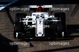 Kimi Raikkonen (FIN) Sauber C37. 27.11.2018. Formula 1 Testing, Yas Marina Circuit, Abu Dhabi, Wednesday.