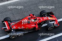 Sebastian Vettel (GER) Ferrari SF71H. 27.11.2018. Formula 1 Testing, Yas Marina Circuit, Abu Dhabi, Wednesday.