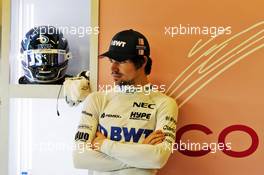 Lance Stroll (CDN) Racing Point Force India F1 Team. 27.11.2018. Formula 1 Testing, Yas Marina Circuit, Abu Dhabi, Wednesday.