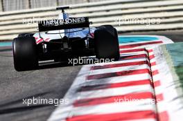Louis Deletraz (SUI) Haas VF-18 Test Driver. 28.11.2018. Formula 1 Testing, Yas Marina Circuit, Abu Dhabi, Wednesday.