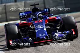 Daniil Kvyat (RUS) Scuderia Toro Rosso STR13. 28.11.2018. Formula 1 Testing, Yas Marina Circuit, Abu Dhabi, Wednesday.