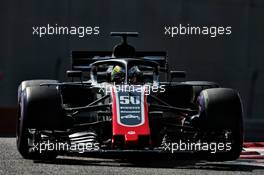 Louis Deletraz (SUI) Haas VF-18 Test Driver. 28.11.2018. Formula 1 Testing, Yas Marina Circuit, Abu Dhabi, Wednesday.