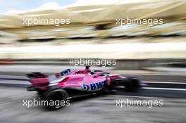 Lance Stroll (CDN) Racing Point Force India F1 VJM11. 28.11.2018. Formula 1 Testing, Yas Marina Circuit, Abu Dhabi, Wednesday.