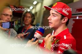 Charles Leclerc (MON) Ferrari. 28.11.2018. Formula 1 Testing, Yas Marina Circuit, Abu Dhabi, Wednesday.