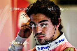 Lance Stroll (CDN) Racing Point Force India F1 Team. 28.11.2018. Formula 1 Testing, Yas Marina Circuit, Abu Dhabi, Wednesday.