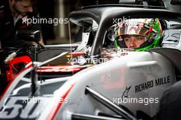 Louis Deletraz (SUI) Haas VF-18 Test Driver. 28.11.2018. Formula 1 Testing, Yas Marina Circuit, Abu Dhabi, Wednesday.