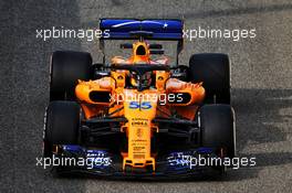 Carlos Sainz Jr (ESP) McLaren MCL33. 28.11.2018. Formula 1 Testing, Yas Marina Circuit, Abu Dhabi, Wednesday.