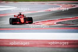 Sebastian Vettel (GER) Ferrari SF71H. 19.10.2018. Formula 1 World Championship, Rd 18, United States Grand Prix, Austin, Texas, USA, Practice Day.