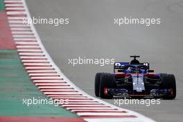 Brendon Hartley (NZ) Scuderia Toro Rosso  19.10.2018. Formula 1 World Championship, Rd 18, United States Grand Prix, Austin, Texas, USA, Practice Day.