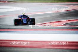 Pierre Gasly (FRA) Scuderia Toro Rosso STR13. 19.10.2018. Formula 1 World Championship, Rd 18, United States Grand Prix, Austin, Texas, USA, Practice Day.