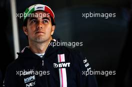 Sergio Perez (MEX) Racing Point Force India F1 Team. 19.10.2018. Formula 1 World Championship, Rd 18, United States Grand Prix, Austin, Texas, USA, Practice Day.