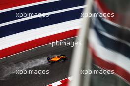 Lando Norris (GBR) McLaren MCL33 Test Driver. 19.10.2018. Formula 1 World Championship, Rd 18, United States Grand Prix, Austin, Texas, USA, Practice Day.