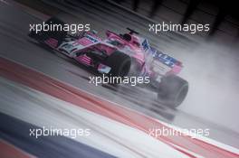 Sergio Perez (MEX) Racing Point Force India F1 VJM11. 19.10.2018. Formula 1 World Championship, Rd 18, United States Grand Prix, Austin, Texas, USA, Practice Day.