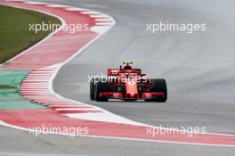 Kimi Raikkonen (FIN) Ferrari SF71H. 19.10.2018. Formula 1 World Championship, Rd 18, United States Grand Prix, Austin, Texas, USA, Practice Day.