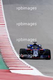 Sean Gelael (IDN) Scuderia Toro Rosso STR13 Test Driver. 19.10.2018. Formula 1 World Championship, Rd 18, United States Grand Prix, Austin, Texas, USA, Practice Day.
