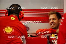 Sebastian Vettel (GER) Ferrari. 19.10.2018. Formula 1 World Championship, Rd 18, United States Grand Prix, Austin, Texas, USA, Practice Day.