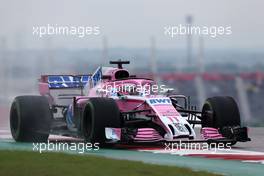 Sergio Perez (MEX) Sahara Force India F1   19.10.2018. Formula 1 World Championship, Rd 18, United States Grand Prix, Austin, Texas, USA, Practice Day.