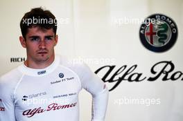 Charles Leclerc (MON) Sauber F1 Team. 19.10.2018. Formula 1 World Championship, Rd 18, United States Grand Prix, Austin, Texas, USA, Practice Day.