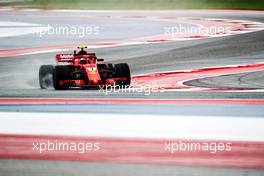 Kimi Raikkonen (FIN) Ferrari SF71H. 19.10.2018. Formula 1 World Championship, Rd 18, United States Grand Prix, Austin, Texas, USA, Practice Day.