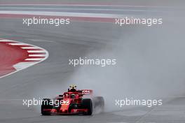 Kimi Raikkonen (FIN) Scuderia Ferrari  19.10.2018. Formula 1 World Championship, Rd 18, United States Grand Prix, Austin, Texas, USA, Practice Day.