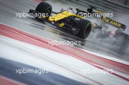 Nico Hulkenberg (GER) Renault Sport F1 Team RS18. 19.10.2018. Formula 1 World Championship, Rd 18, United States Grand Prix, Austin, Texas, USA, Practice Day.