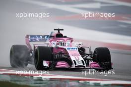 Sergio Perez (MEX) Racing Point Force India F1 VJM11. 19.10.2018. Formula 1 World Championship, Rd 18, United States Grand Prix, Austin, Texas, USA, Practice Day.