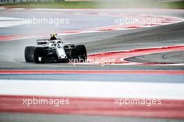 Charles Leclerc (MON) Sauber F1 Team C37. 19.10.2018. Formula 1 World Championship, Rd 18, United States Grand Prix, Austin, Texas, USA, Practice Day.