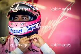 Sergio Perez (MEX) Racing Point Force India F1 Team. 19.10.2018. Formula 1 World Championship, Rd 18, United States Grand Prix, Austin, Texas, USA, Practice Day.