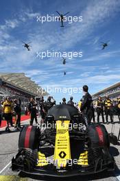 Helicopter Fly by. 21.10.2018. Formula 1 World Championship, Rd 18, United States Grand Prix, Austin, Texas, USA, Race Day.