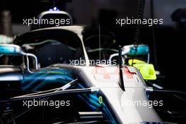 The Mercedes AMG F1 W09 of Lewis Hamilton (GBR) Mercedes AMG F1. 21.10.2018. Formula 1 World Championship, Rd 18, United States Grand Prix, Austin, Texas, USA, Race Day.